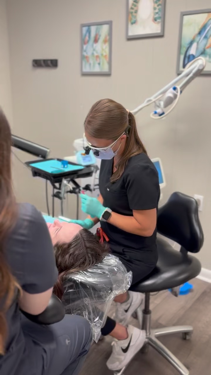 Gentle tooth and wisdom tooth extractions performed by Dr. Moore in general dentistry.