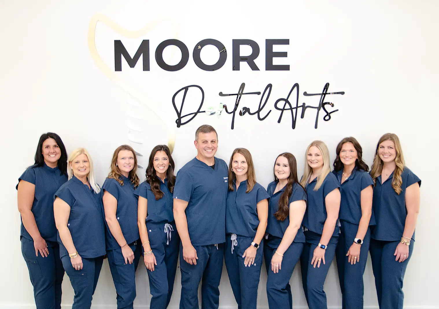 Drs. Chad and Alecia Moore, experts in family and cosmetic dentistry at Moore Dental Arts.
